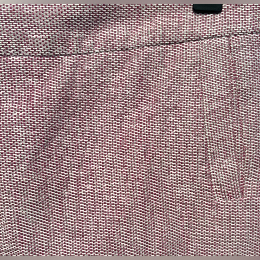 Banana Republic Mayet Pink Tweed Pencil Skirt Size 10 Welt Pockets Classic - Picture 5 of 6